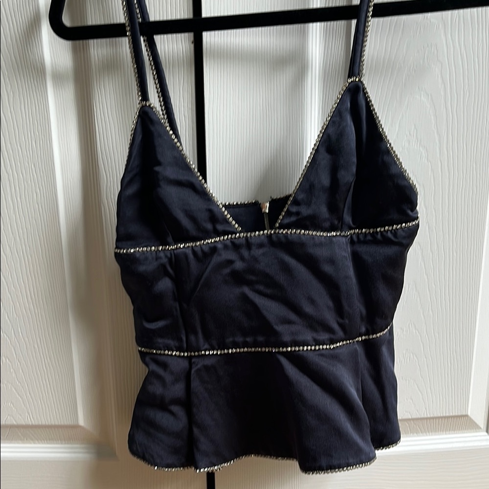 Patrizia Pepe Midnight Blue Camisole Top